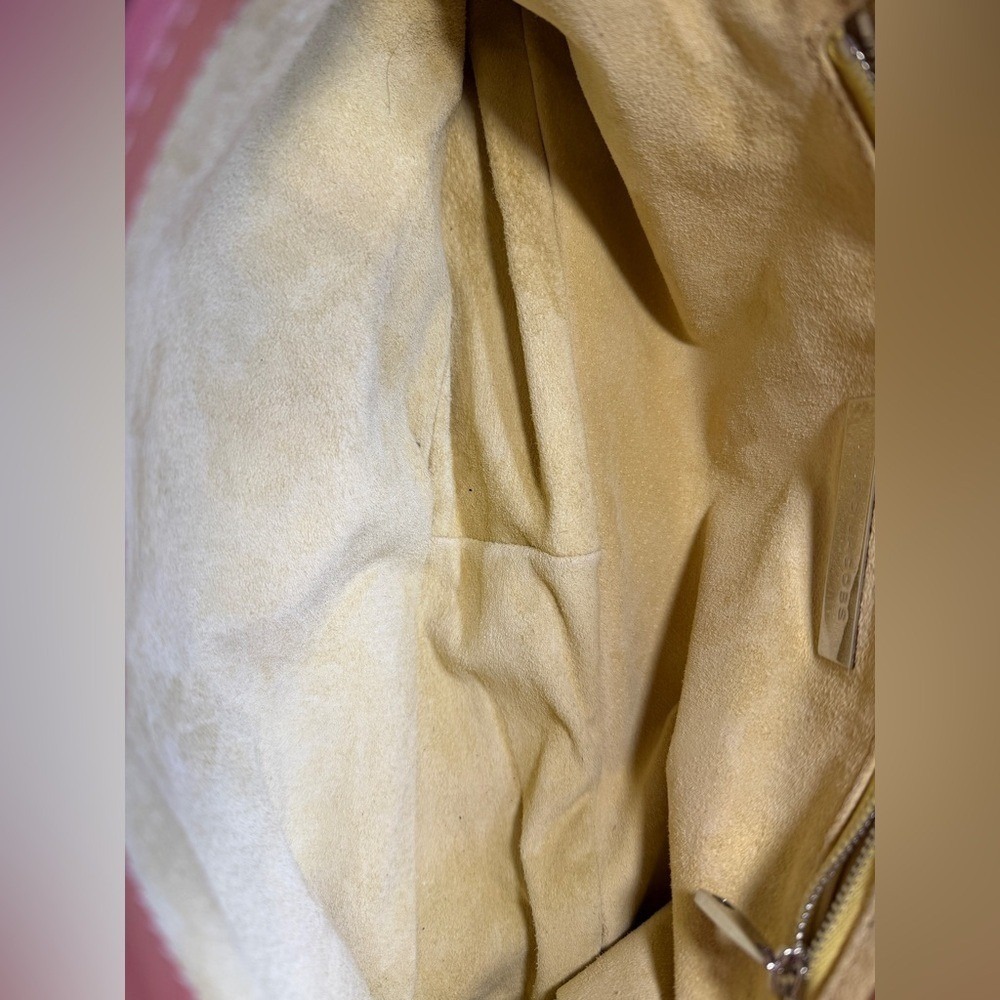 Marc Jacobs Peach Satchel Bag with suede interior - Picture 16 of 16